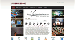 Desktop Screenshot of gvlibraries.org