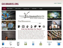 Tablet Screenshot of gvlibraries.org